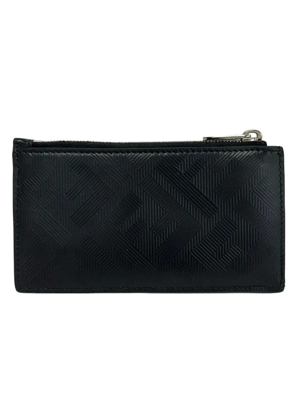 Fendi Coin Purse Black Red Leather